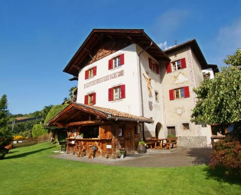 Restaurant in Kuens bei Meran mit Panoramagarten