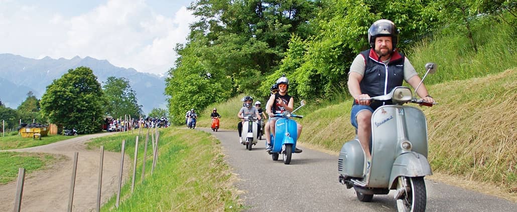 Vespatreffen im Hilberkeller