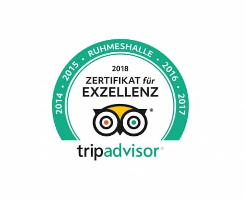 TripAdvisor Zertifikat 2018