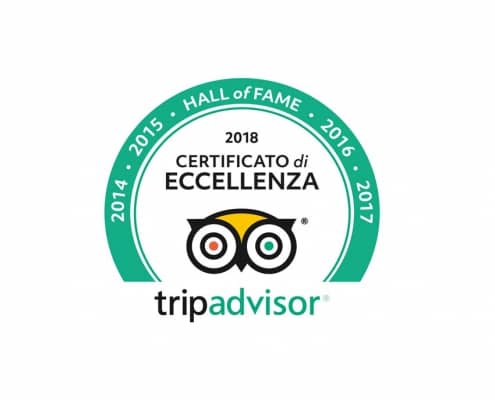 TripAdvisor Certificato 2018